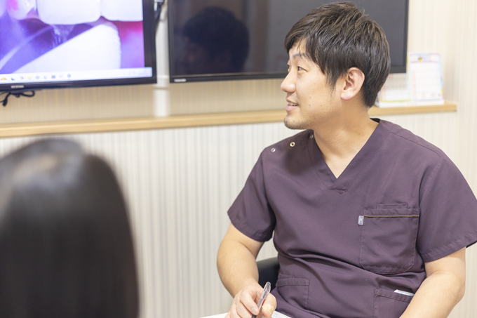 マウスピース矯正の説明のイメージ